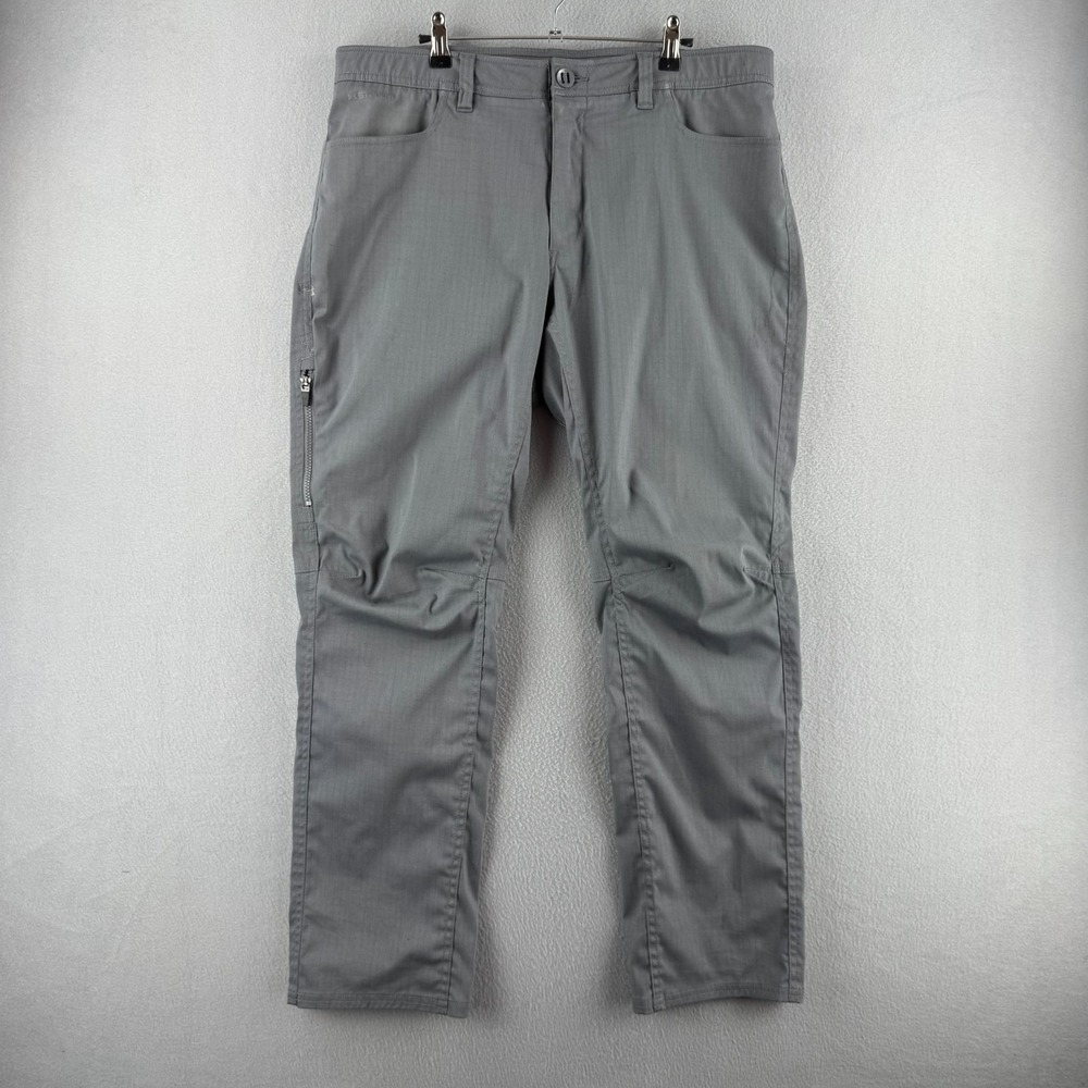 Under Armour Enduro Pants Mens 38x32 (Fits 38x31) Gray Ripstop Storm Tactical
